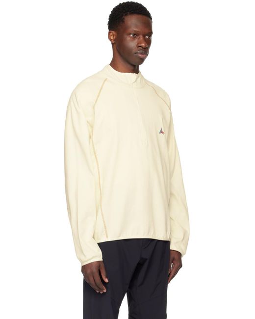 Roa Black Off- Half-Zip Sweatshirt for men