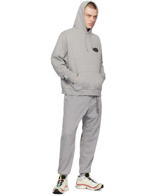 And Wander Gray Gramicci Edition Sweatpants for men