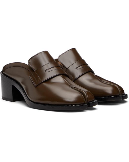 Maison Margiela Black Tabi City Loafer Mules
