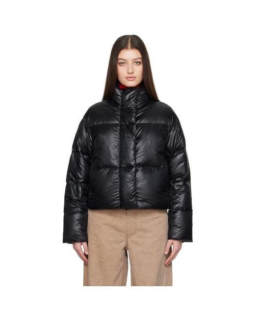 Canada Goose Black Cypress Cropped Down Jacket
