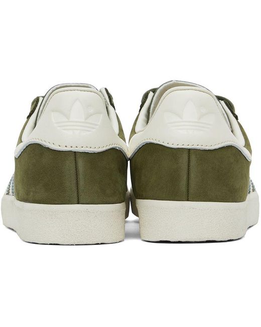 adidas Originals Khaki Gazelle 85 Sneakers in Green for Men | Lyst