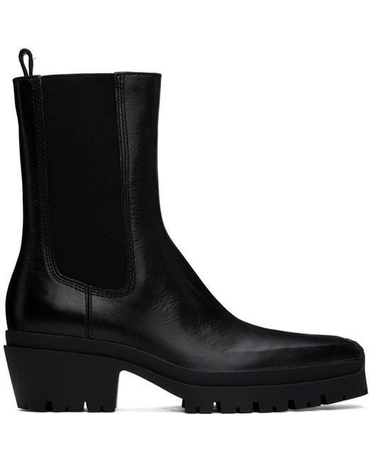 Alexander Wang レザー Terrain Moto ブーツ Black