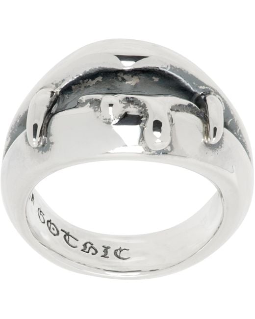 Yohji Yamamoto Metallic Vampire Blood Ring for men
