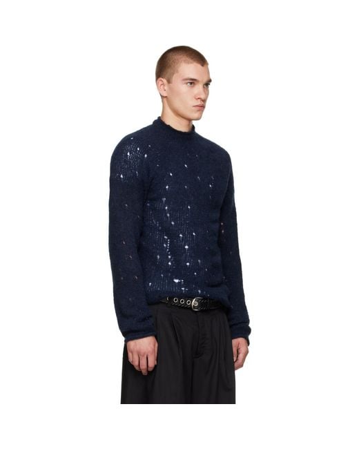 Our Legacy Blue Rider Sweater for men