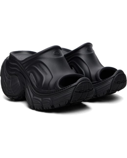 Balenciaga Black 6Xl Sandals