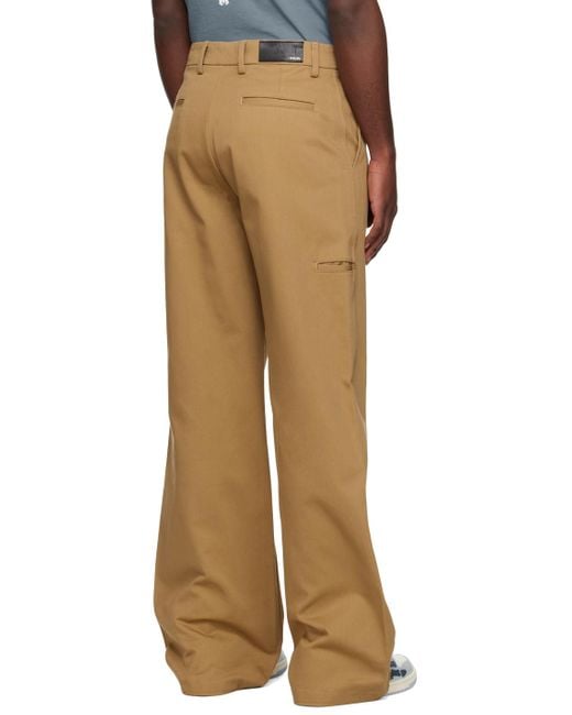 Amiri Tan baggy Work Trousers for Men Lyst Canada