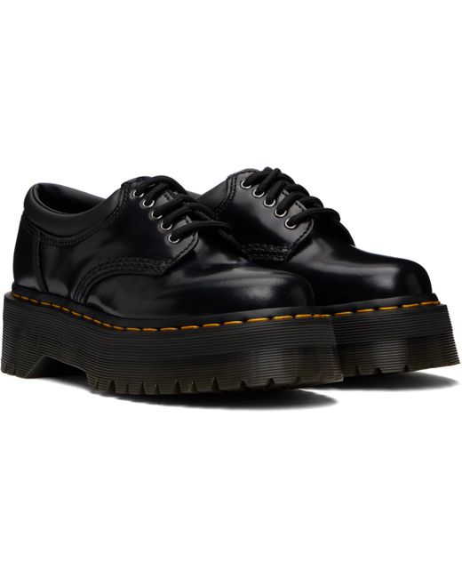 Dr. Martens Black 8053 Leather Platform Derbys