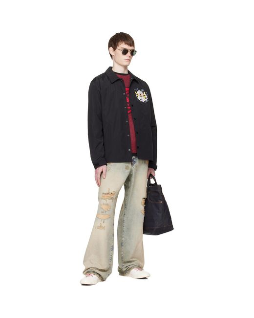 KENZO Black Paris Wild Tiger' Light Coach Jacket for men