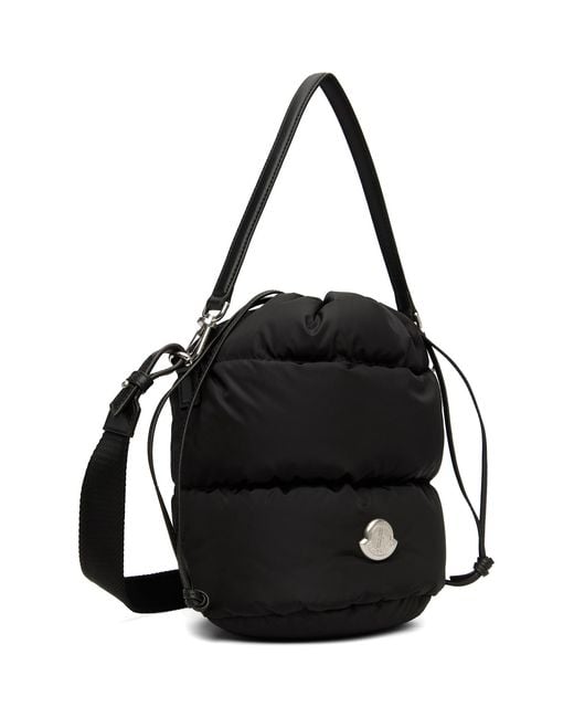 Moncler Black Caradoc Water-Repellent Bucket Bag