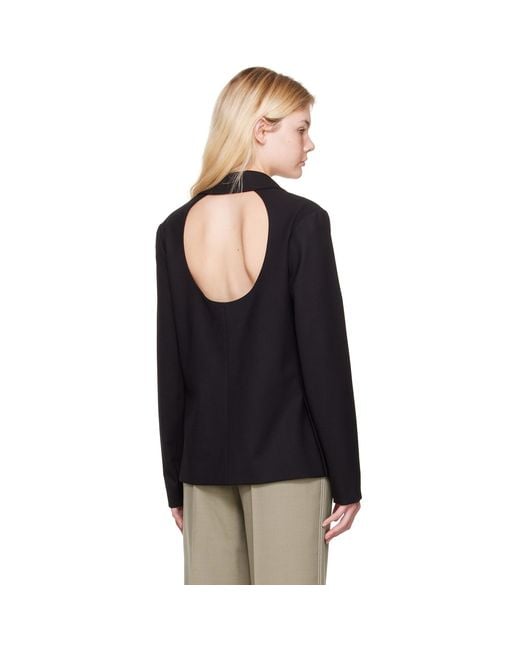 Gauchère Black Cutout Blazer