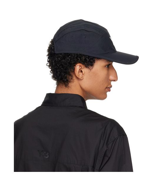 Y-3 Black Run Cap for men