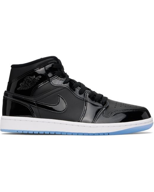 Nike Black Air Jordan 1 Mid Se Sneakers for men