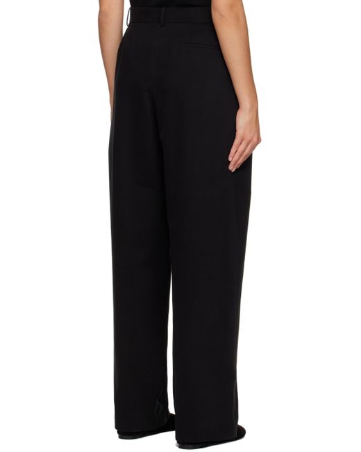 The Row Black Rufos Trousers
