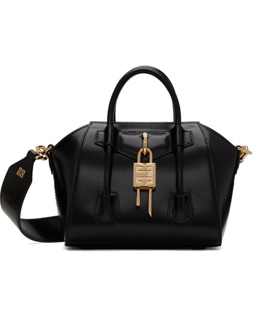 Givenchy Black Antigona Toy Lock Bag