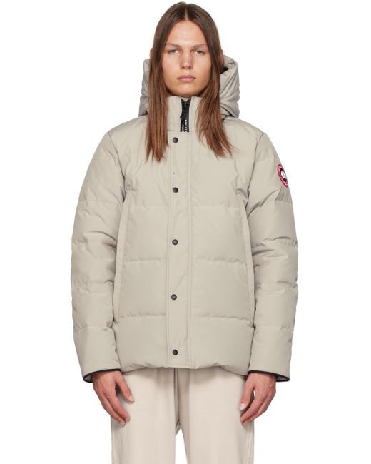 Blouson wyndham rembourré en duvet Canada Goose pour homme en coloris Natural