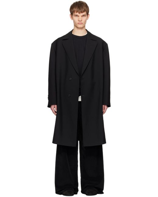 The Row Black Pers Coat for men