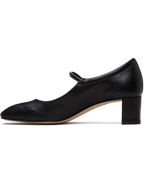 Aeyde Black Lina Heels