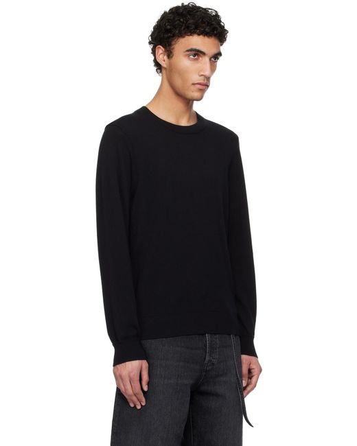 メンズ Reigning Champ ブラック Cotton Cashmere Riviera クルーネックセーター Black