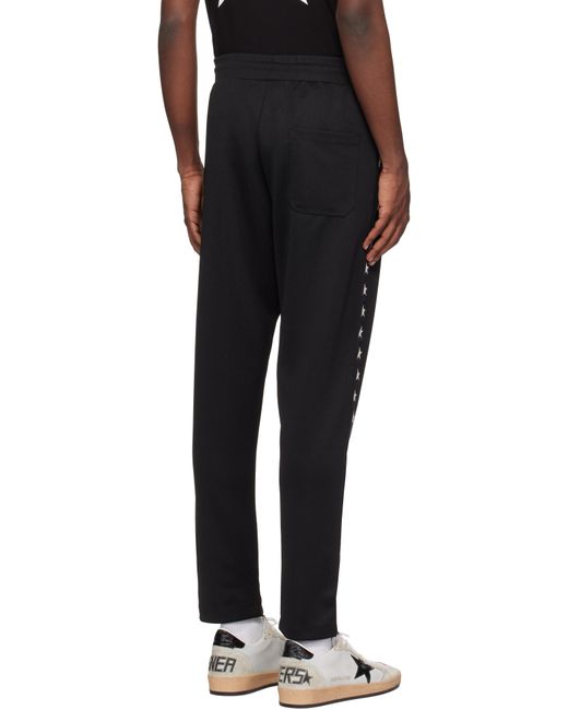 Golden Goose Deluxe Brand Black Stars Sweatpants for men