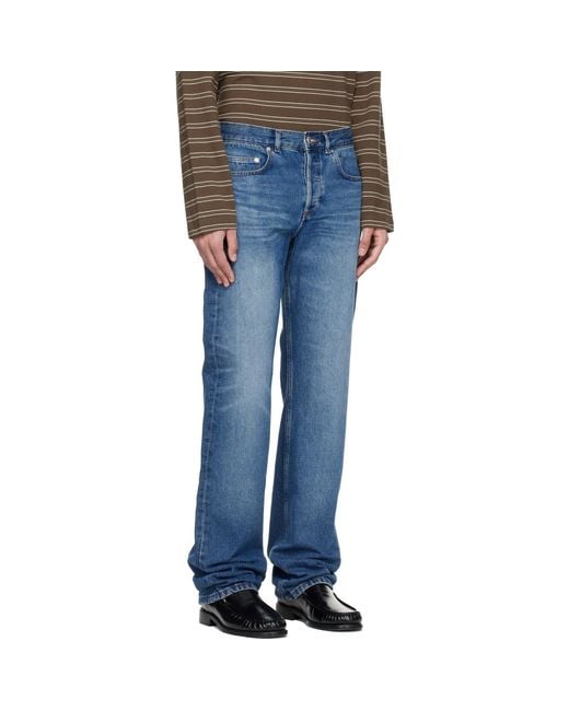 A.P.C. Blue Rescue Jeans for men