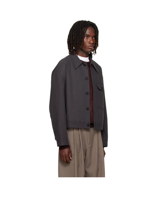 Studio Nicholson Black Drey Jacket for men