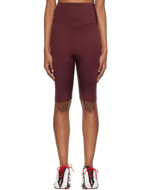 Wolford Red The Workout Biker Shorts