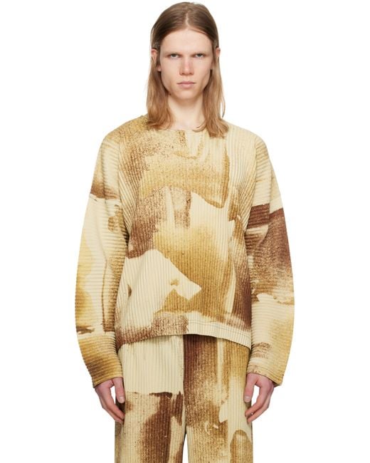 Homme Plissé Issey Miyake Natural Wind Walk T-Shirt for men