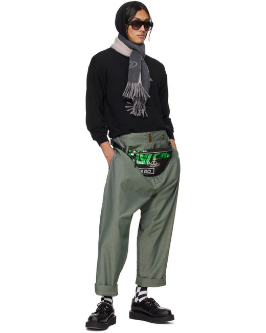 Petite pochette hilda noire Vivienne Westwood pour homme en coloris Green