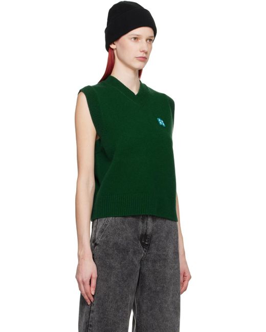 Adererror Green Significant Trs Tag Vest