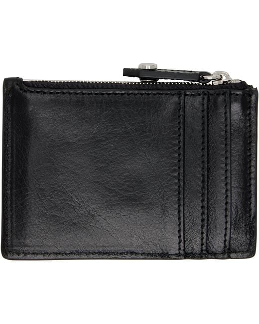 Vivienne Westwood Black Slim Long Card Holder for men