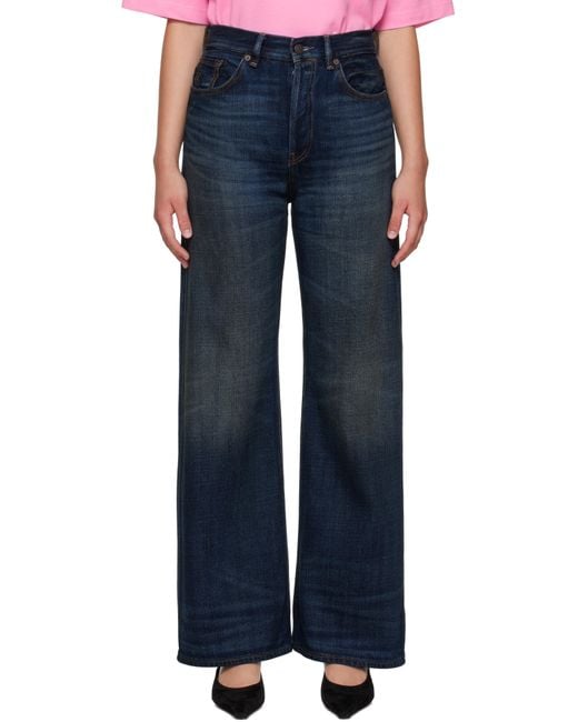 Acne Blue 2021F Regular Fit Jeans