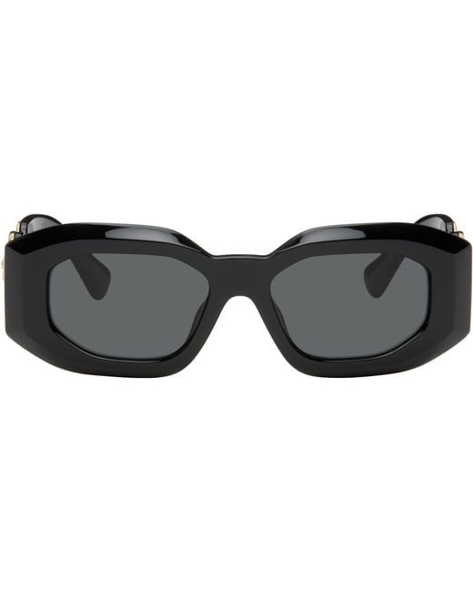 Versace Black Maxi Medusa Biggie Sunglasses