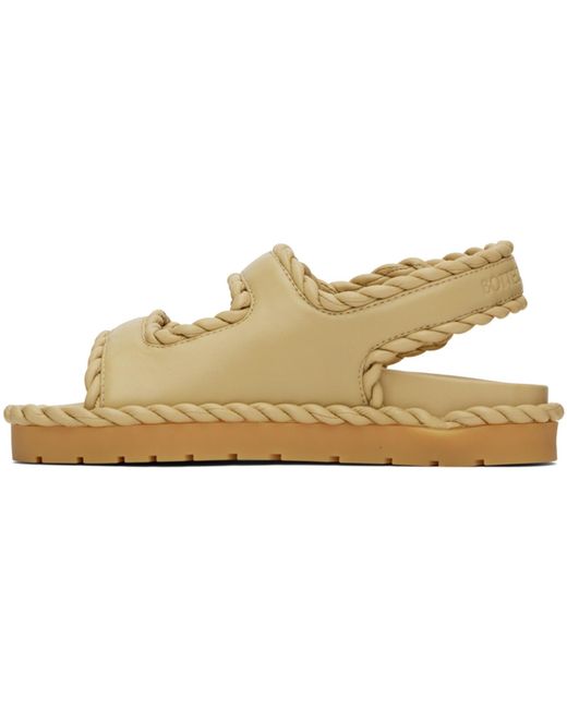 Bottega Veneta Black Jack Flat Sandals