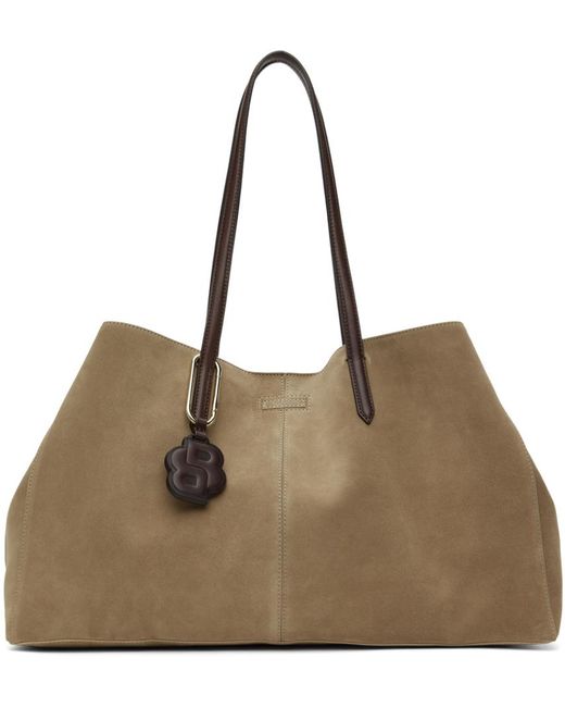 Boss Brown Suede Tote