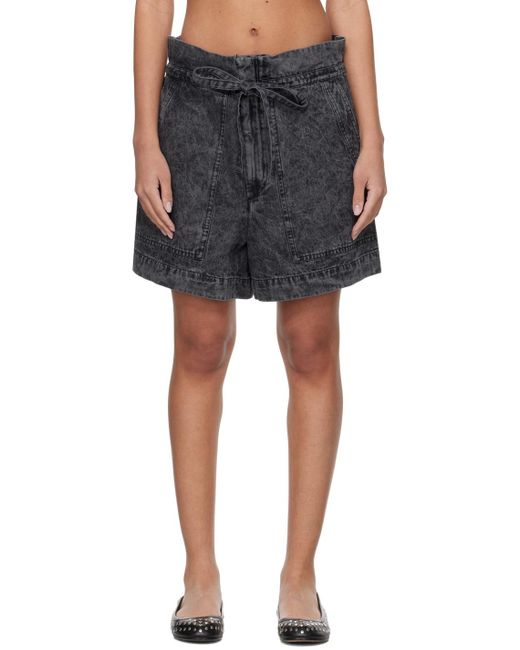 Isabel Marant Black Ipolyte Shorts