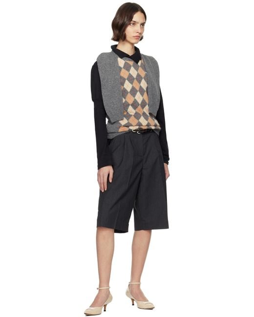 HODAKOVA Knitted Sleeve ベスト Black