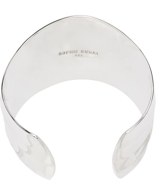 Sophie Buhai Wave ミディアム カフブレスレット White