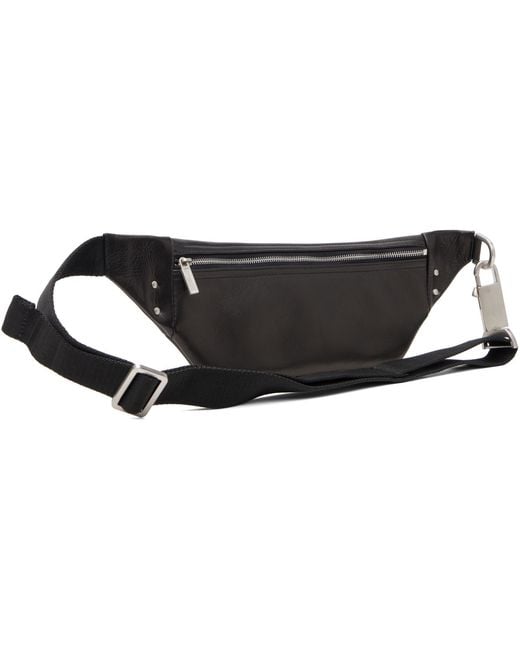 Rick Owens Black Tower Geo Belt Bag