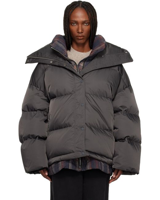 Acne Black Oversized Puffer Down Jacket