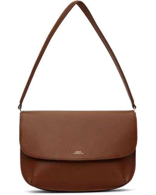 A.P.C. Brown . Tan Sarah Shoulder Bag
