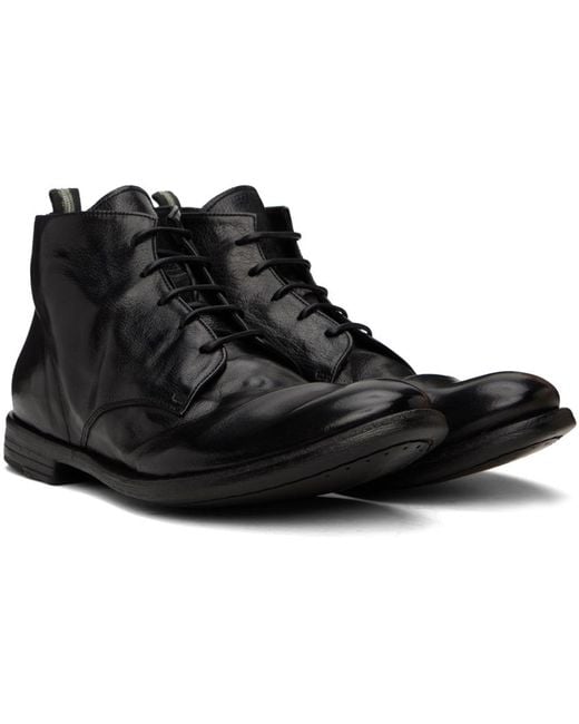 Officine Creative Black Arc 513 Boots for men