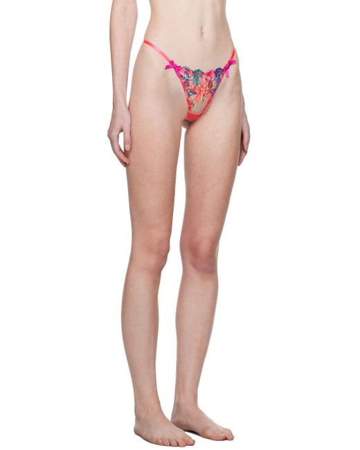 Agent Provocateur Pink Zuri Thong Lyst