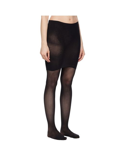 Marie Adam-Leenaerdt Black Collant Miniskirt