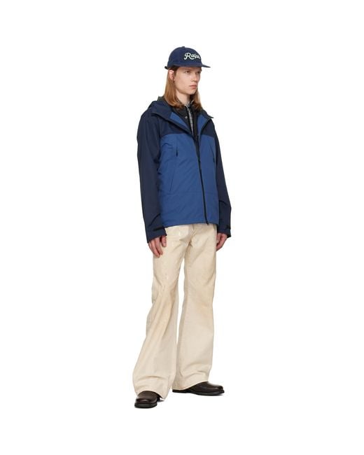 Polo Ralph Lauren Blue Dobby Lined Windbreaker Jacket for men