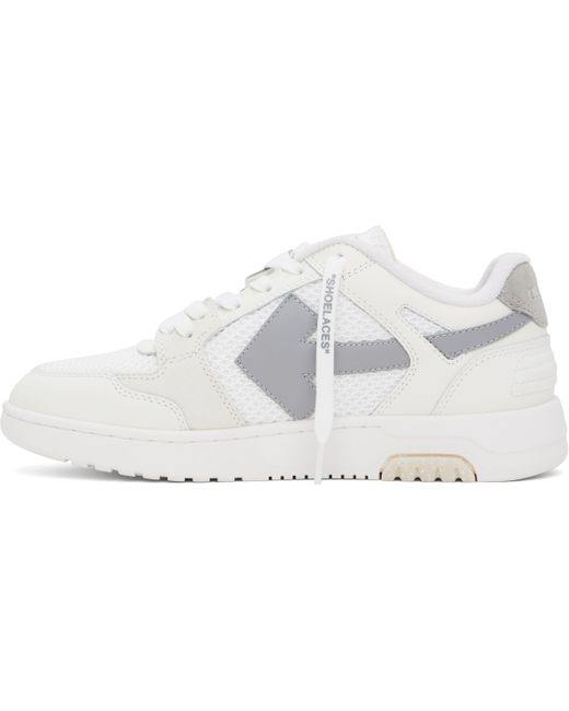 Baskets Étroites Out Of Office Blanc Et Gris Off-White c/o Virgil Abloh en coloris Black