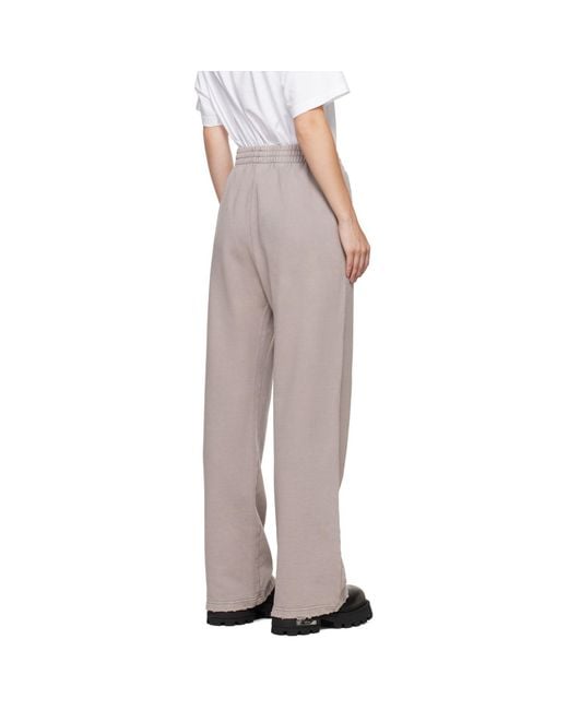 we11done Multicolor Subtle Distressed Sweatpants