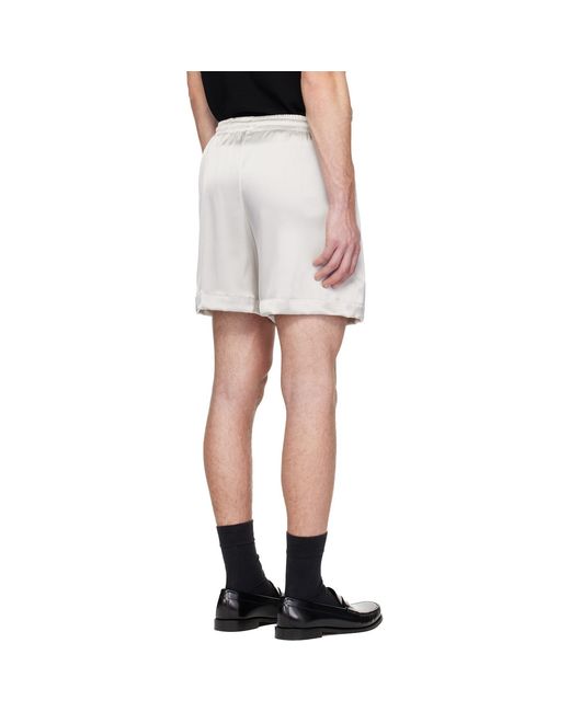 Ernest W. Baker Black Sport Shorts for men