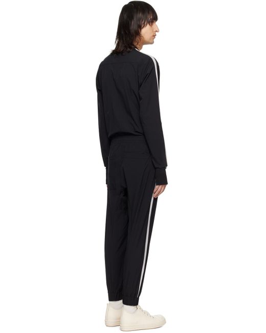 Thom Krom Black Zip Jumpsuit for men