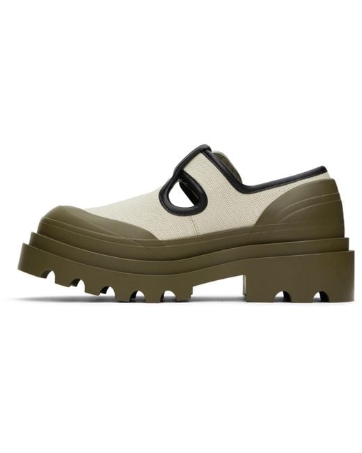 Bottega Veneta Black Trek Mary-jane Loafers for men