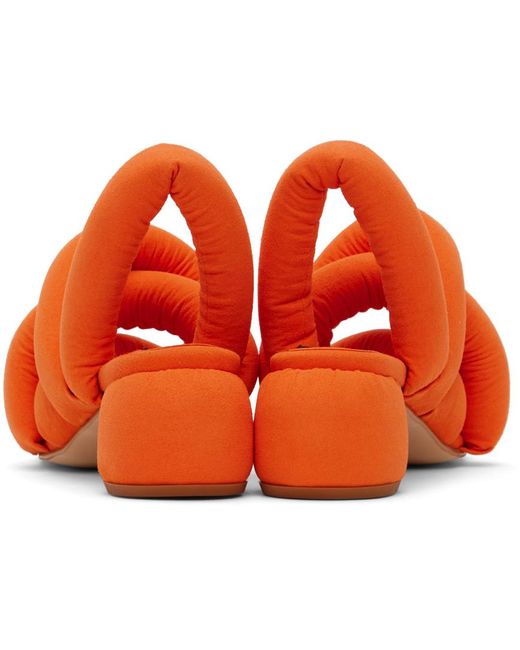 Yume Yume Orange Henrik Vibskov Edition Sausage Heeled Sandals